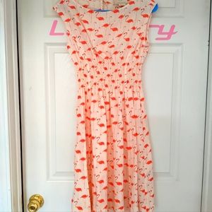 Kate Spade flamingo dress size 2